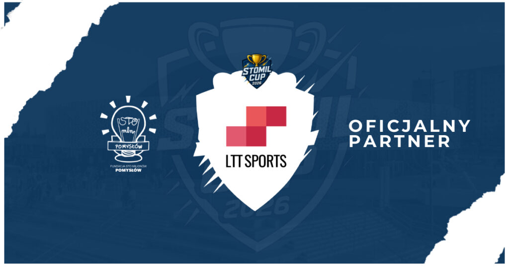 Grafika główna informacji o współpracy Stomil Cup z LTT Sports